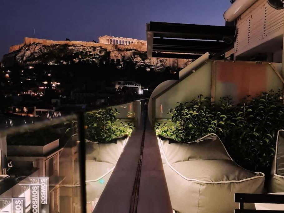 雅典Heated Plunge Pool & Firepit Acropolis Penthouse公寓 外观 照片