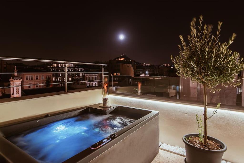 雅典Heated Plunge Pool & Firepit Acropolis Penthouse公寓 外观 照片