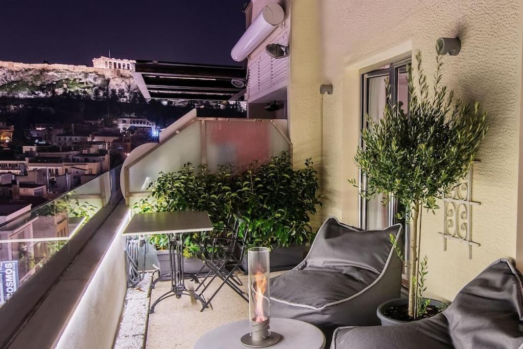 雅典Heated Plunge Pool & Firepit Acropolis Penthouse公寓 外观 照片