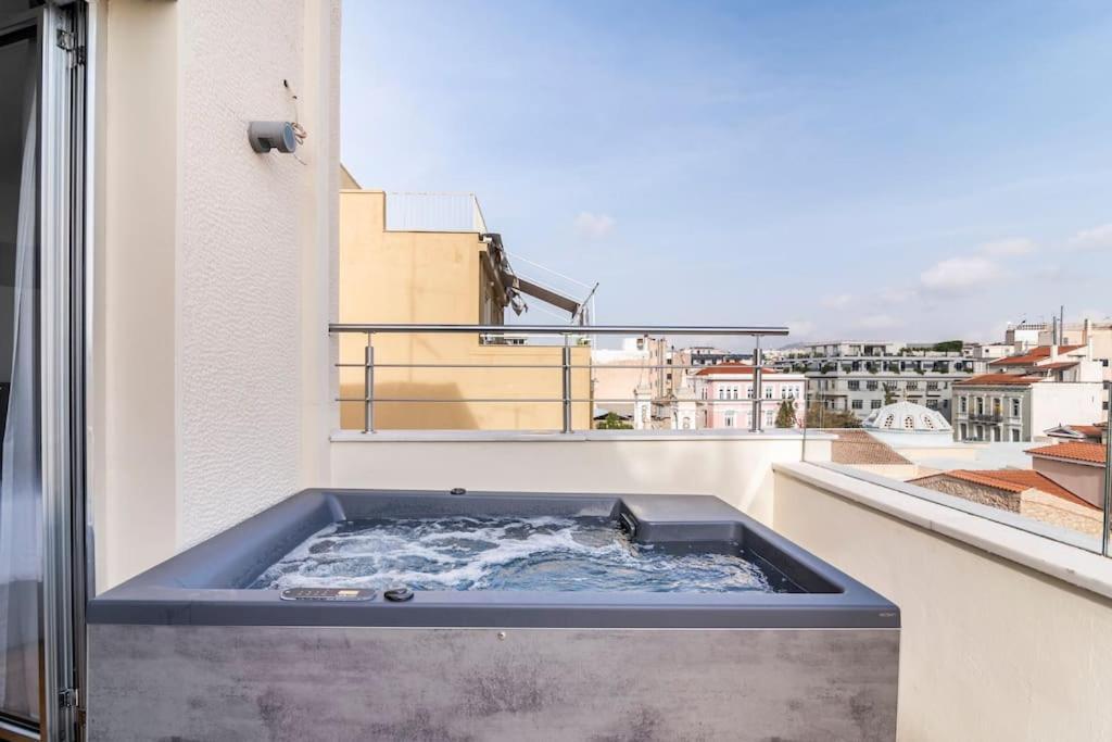雅典Heated Plunge Pool & Firepit Acropolis Penthouse公寓 外观 照片